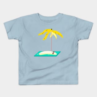 Banana with a parasol Kids T-Shirt